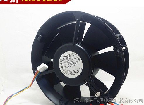 供应papst typ 6224n/12 dc24v 750ma 18w 17厘米 风扇